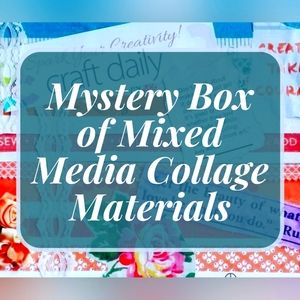 Mixed Media Collage Mystery Box
